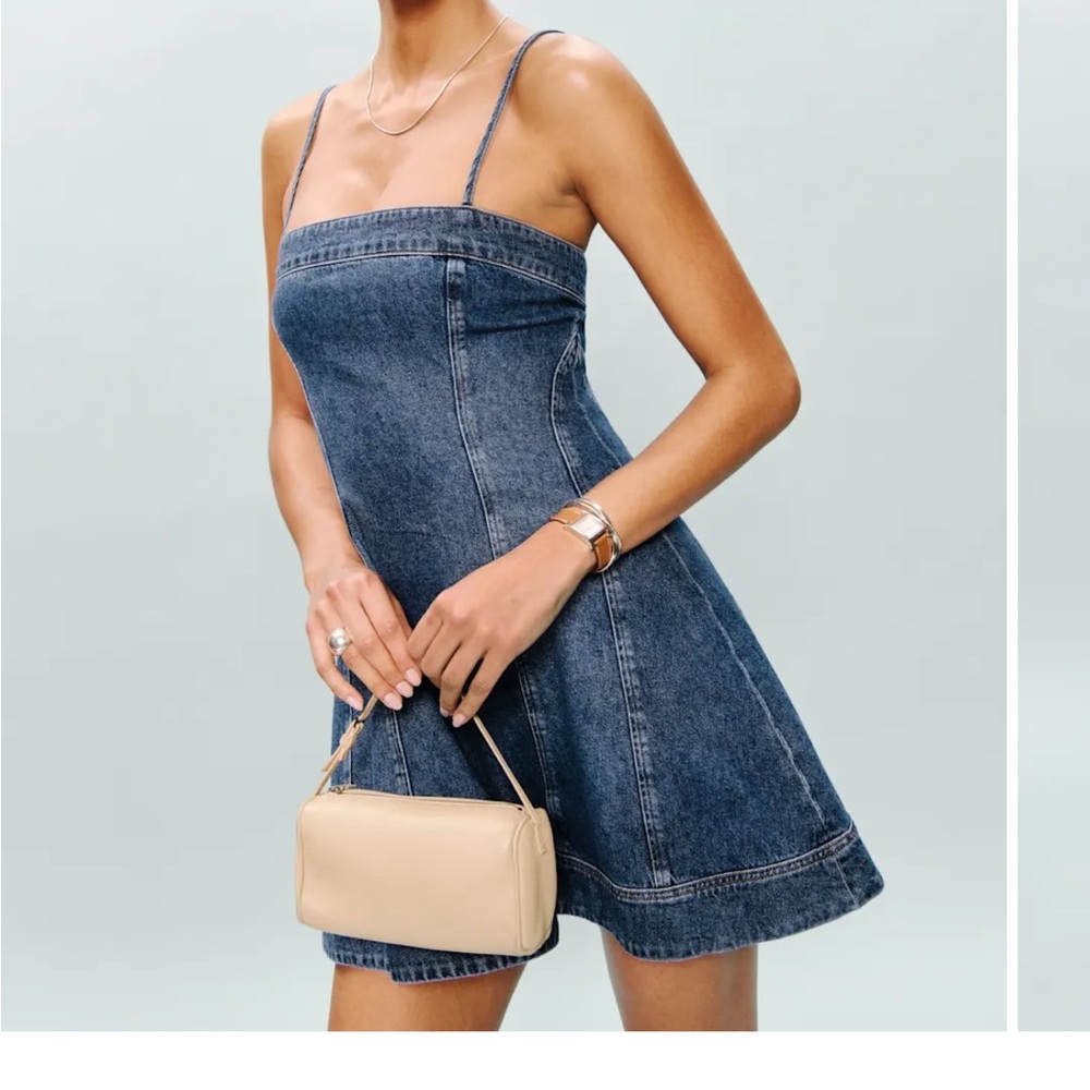 Reformation Denim Blue Mini Dress